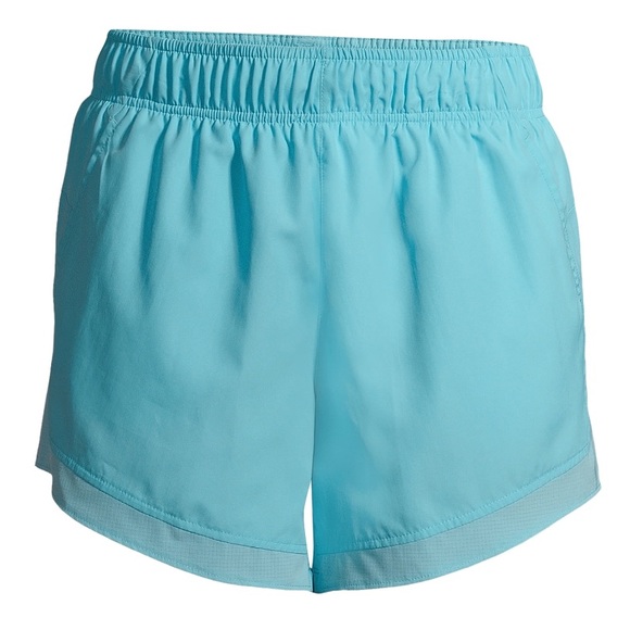 ATHLETIC WORKS Women’s Active Workout Athletic Running Shorts - Blue, size S - Picture 1 of 10